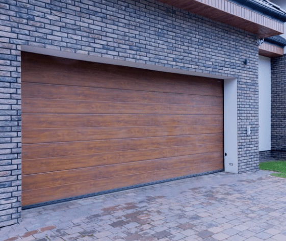 New Wooden Garage Door