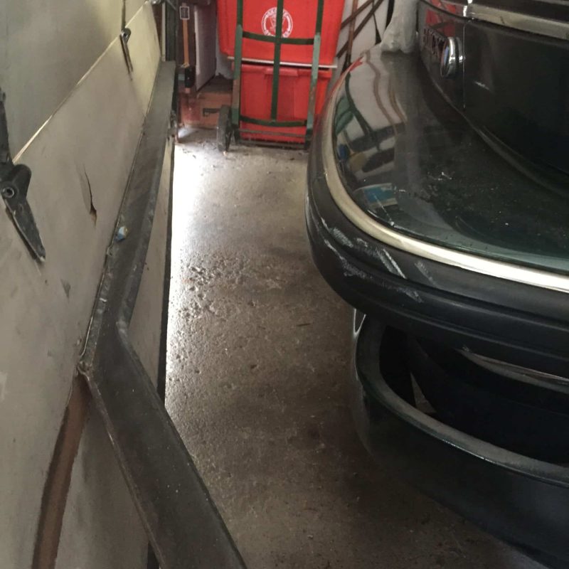 Emergency car hit door 2